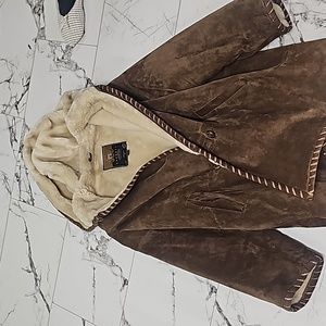 Suede coat